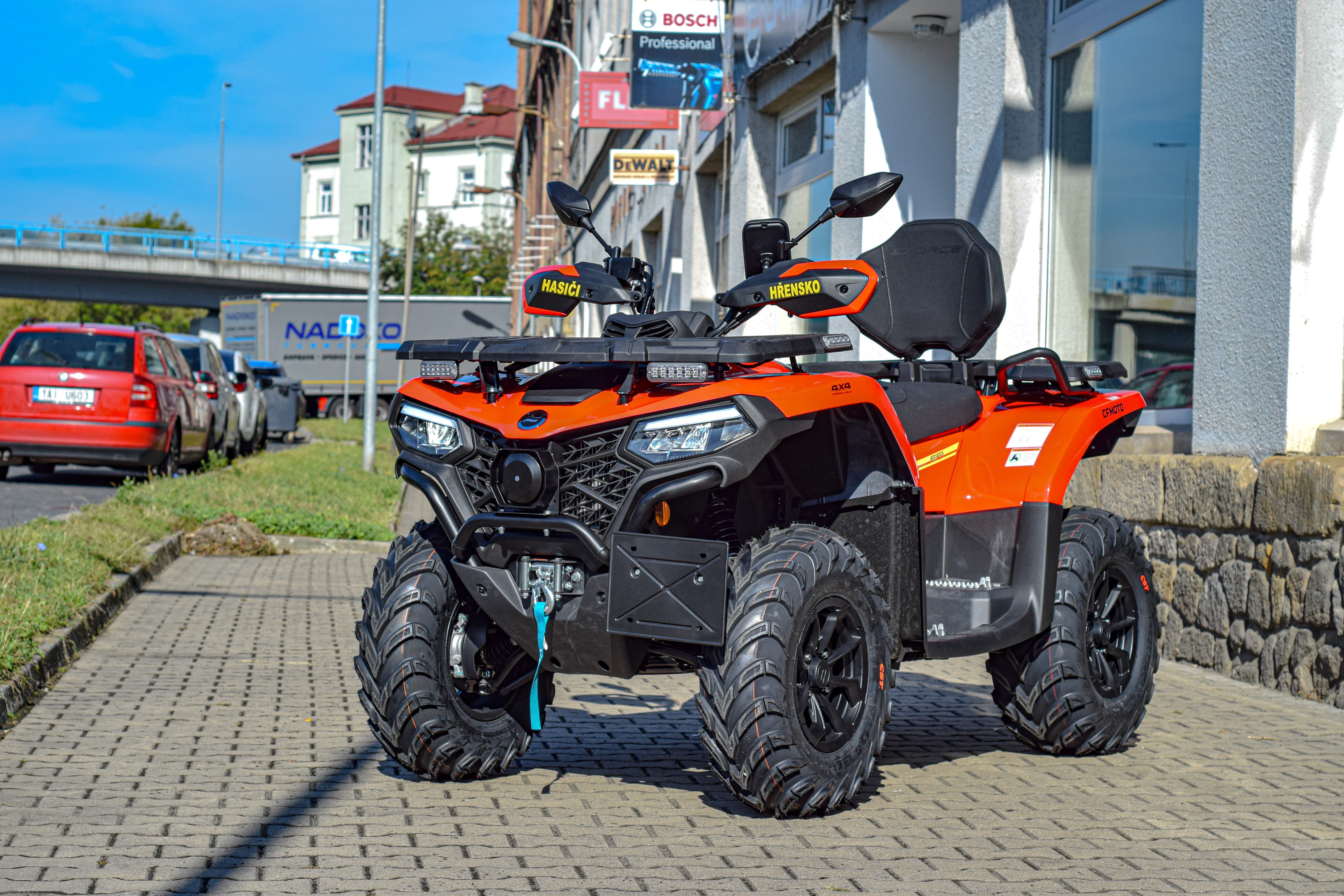 HASIČSKÉ CFMOTO ČTYŘKOLKY