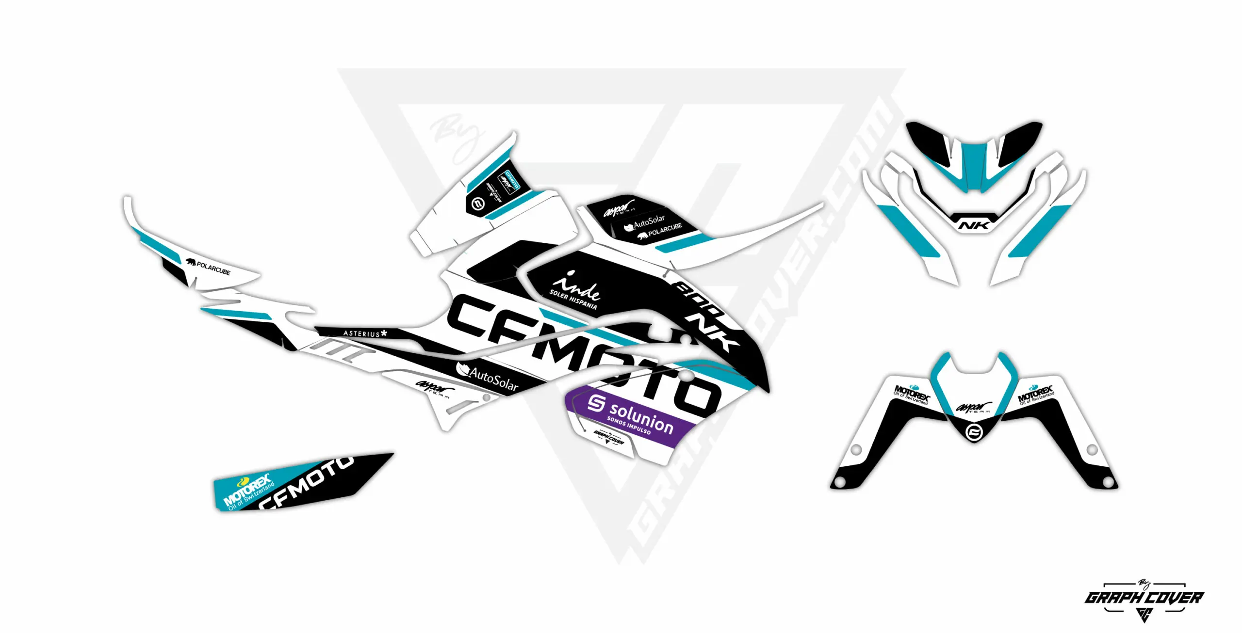 CF MOTO 800NK GP3 Bílá