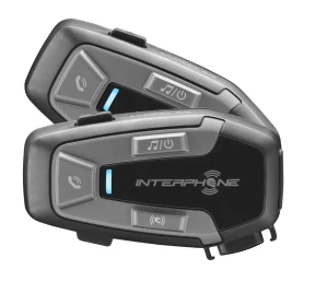 Bluetooth headset pro uzavřené a otevřené přilby Interphone U-COM6R, Twin Pack