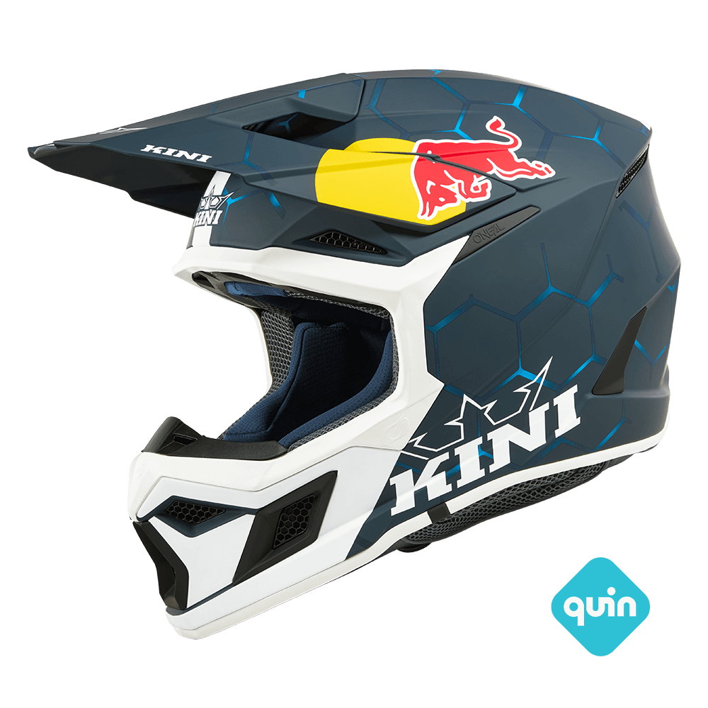 Kini Red Bull Přilba pro mládež MX3 Kini Red Bull 1.0 modrá/bílá