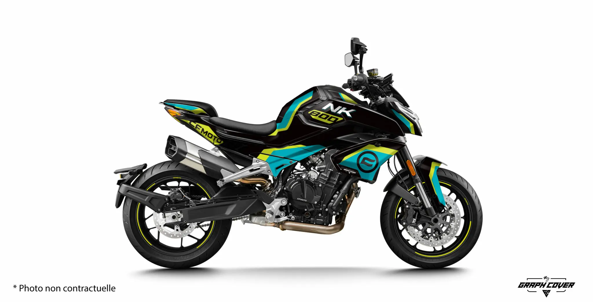 CF MOTO 800NK HAROC Žlutá