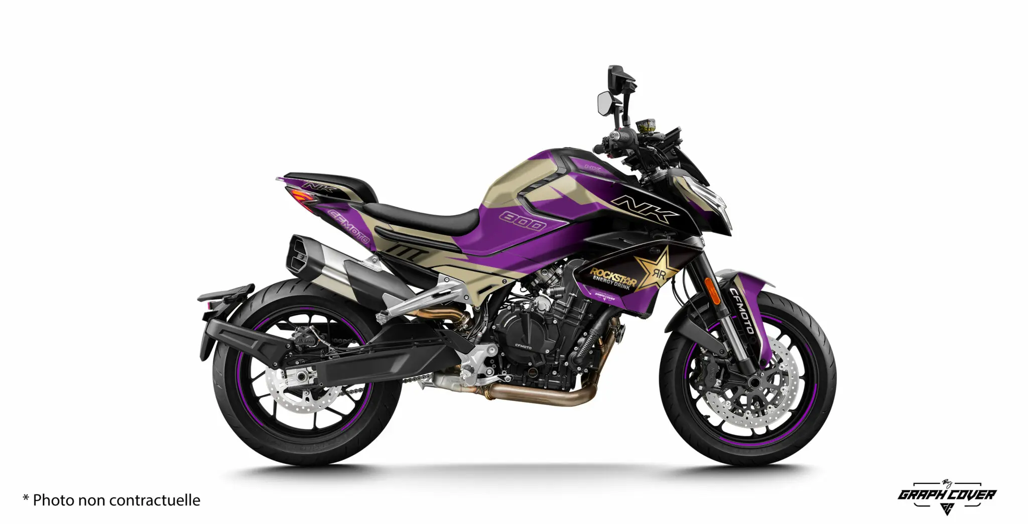 CF MOTO 800NK HOSHI Fialová