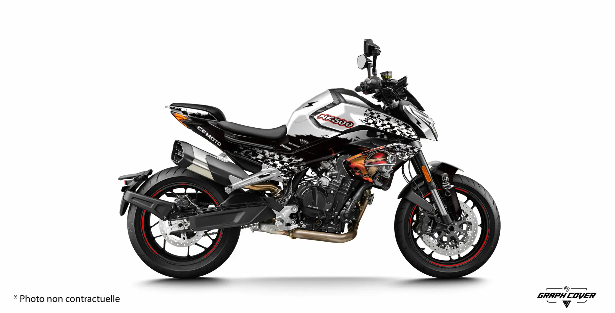 CF MOTO 800NK SKIRE Bílá