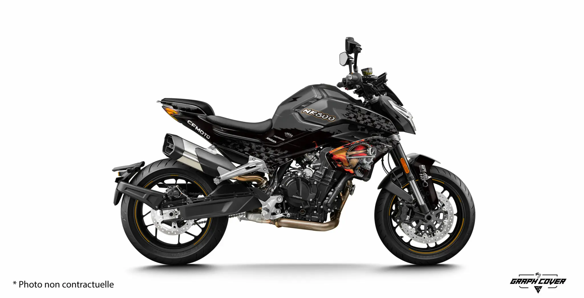 CF MOTO 800NK SKIRE Šedá