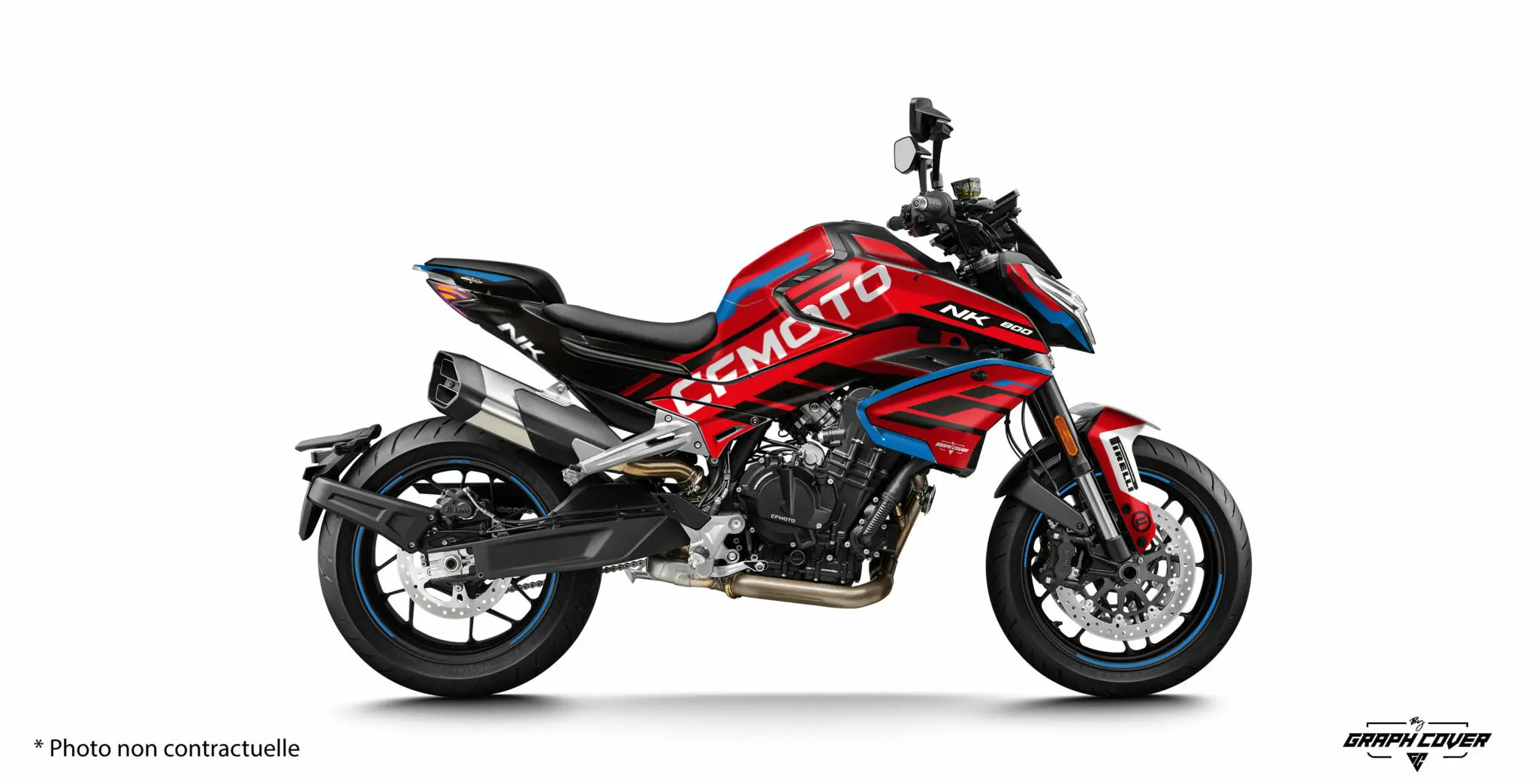 CF MOTO 800NK RECA Červená