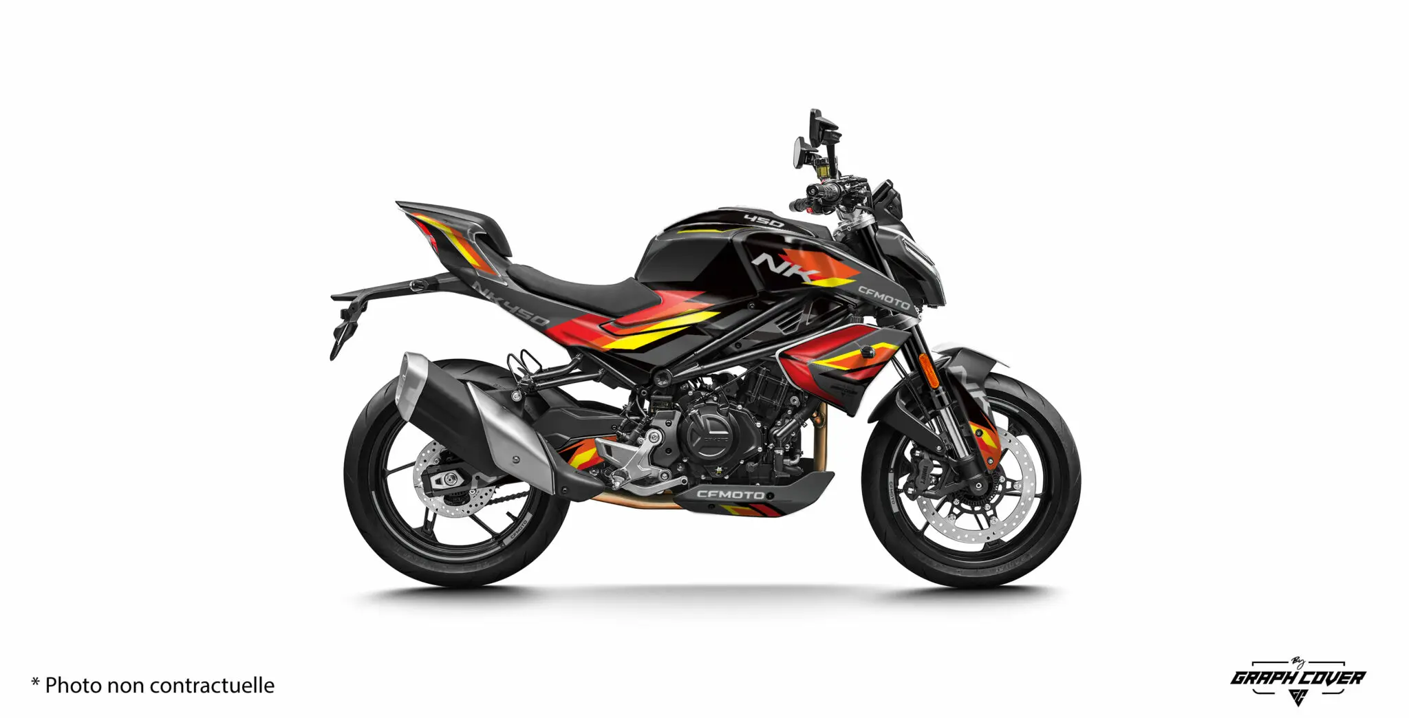 CF MOTO 450NK ALPHA Šedá
