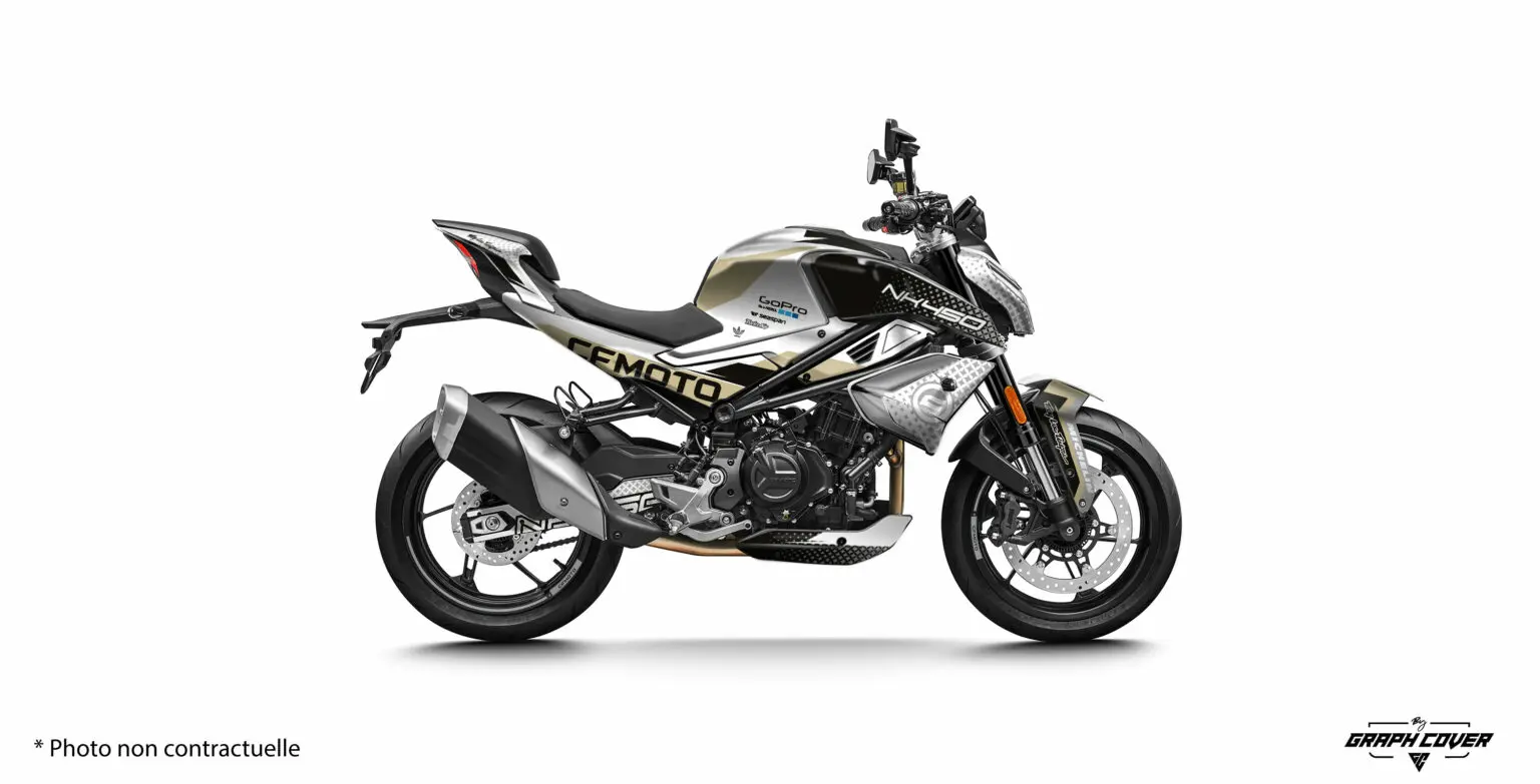 CF MOTO 450NK RACEWAY Bílá