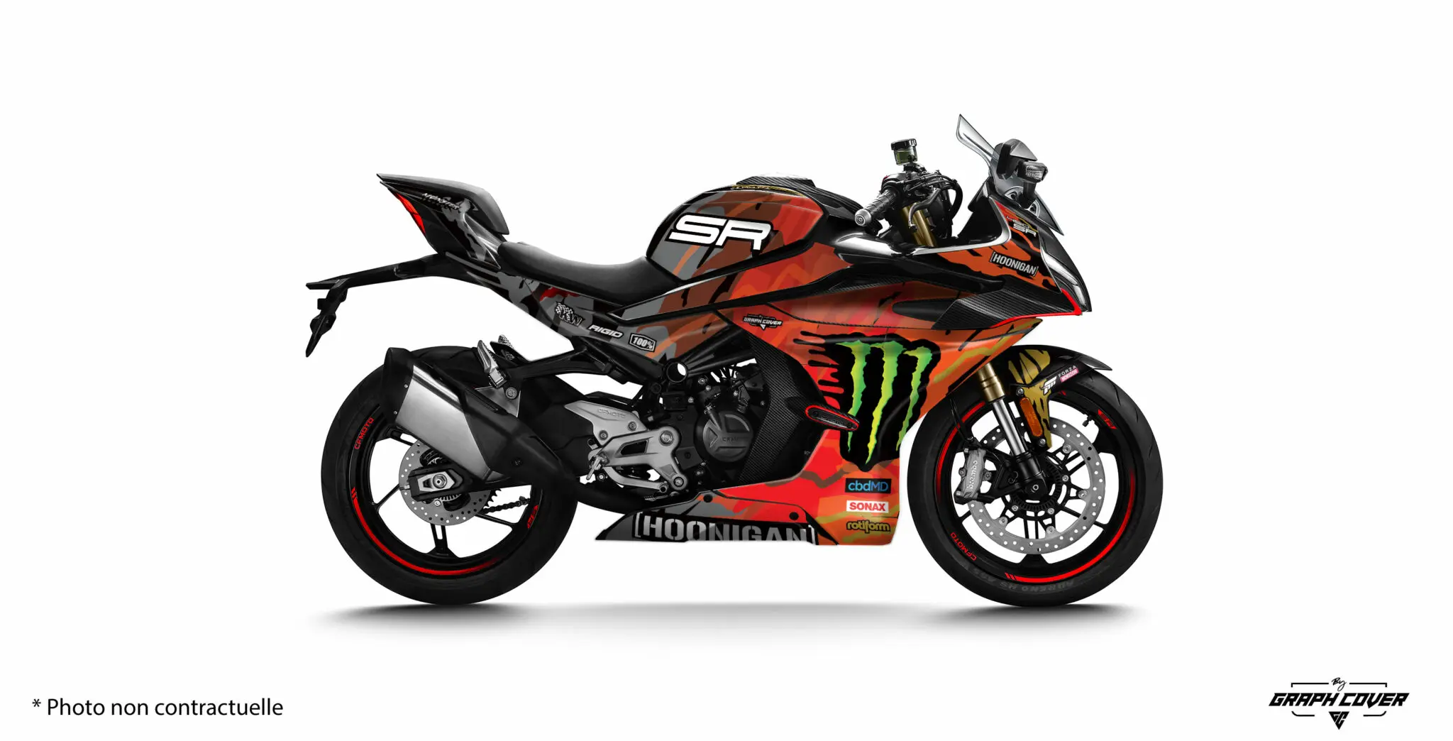 CF MOTO 450 SR KB ARA Červená
