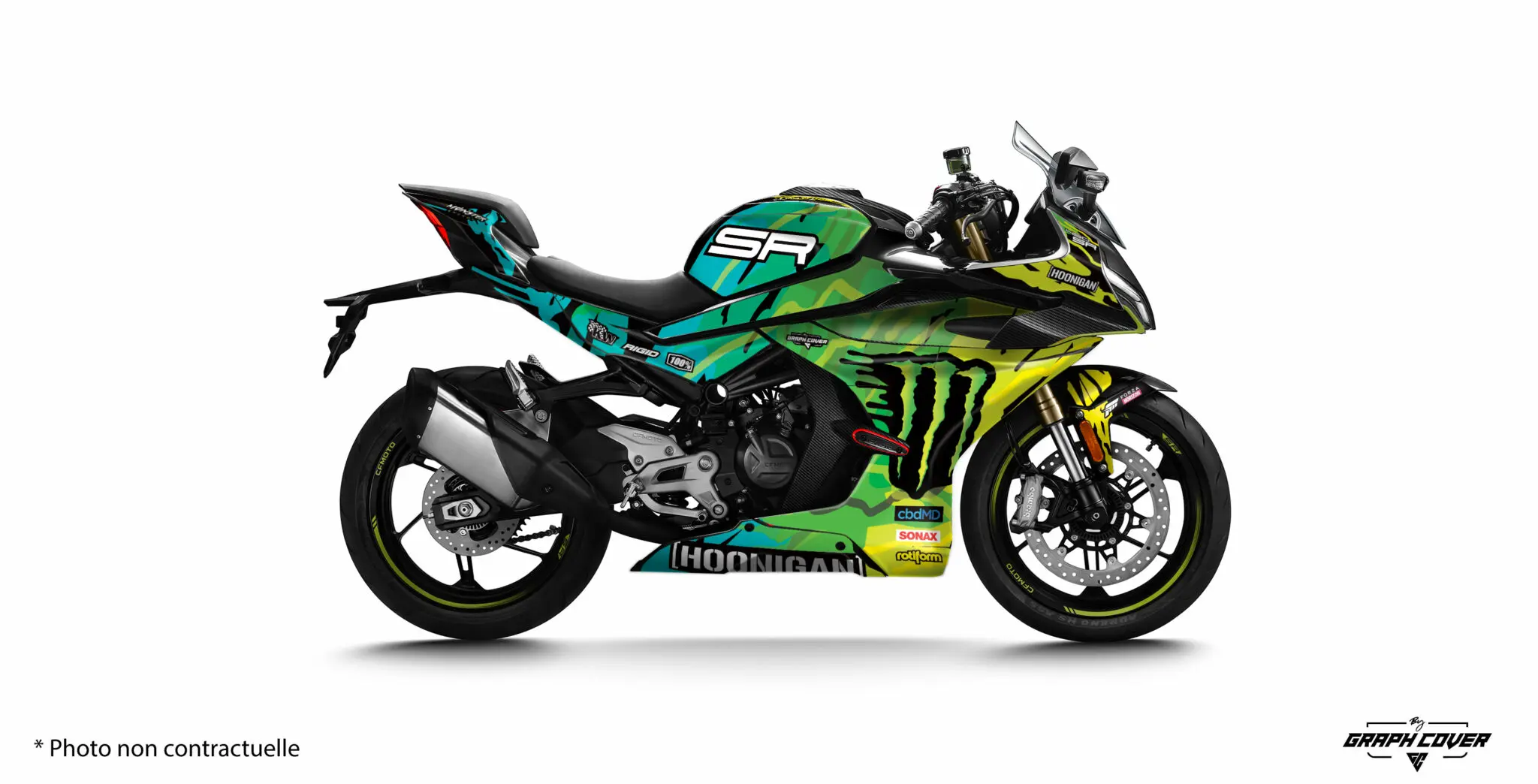 CF MOTO 450 SR KB ARA Zelená