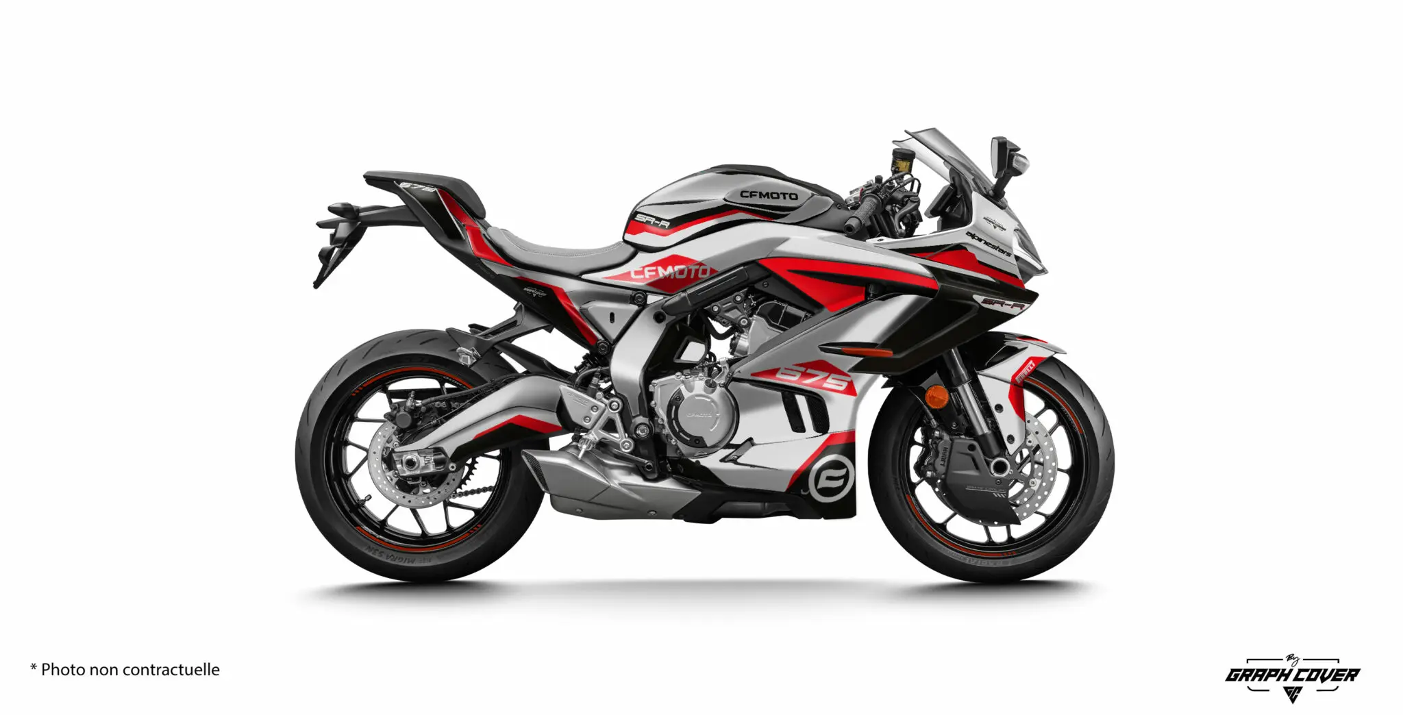 CF MOTO 675 SR-R HAROC Červená