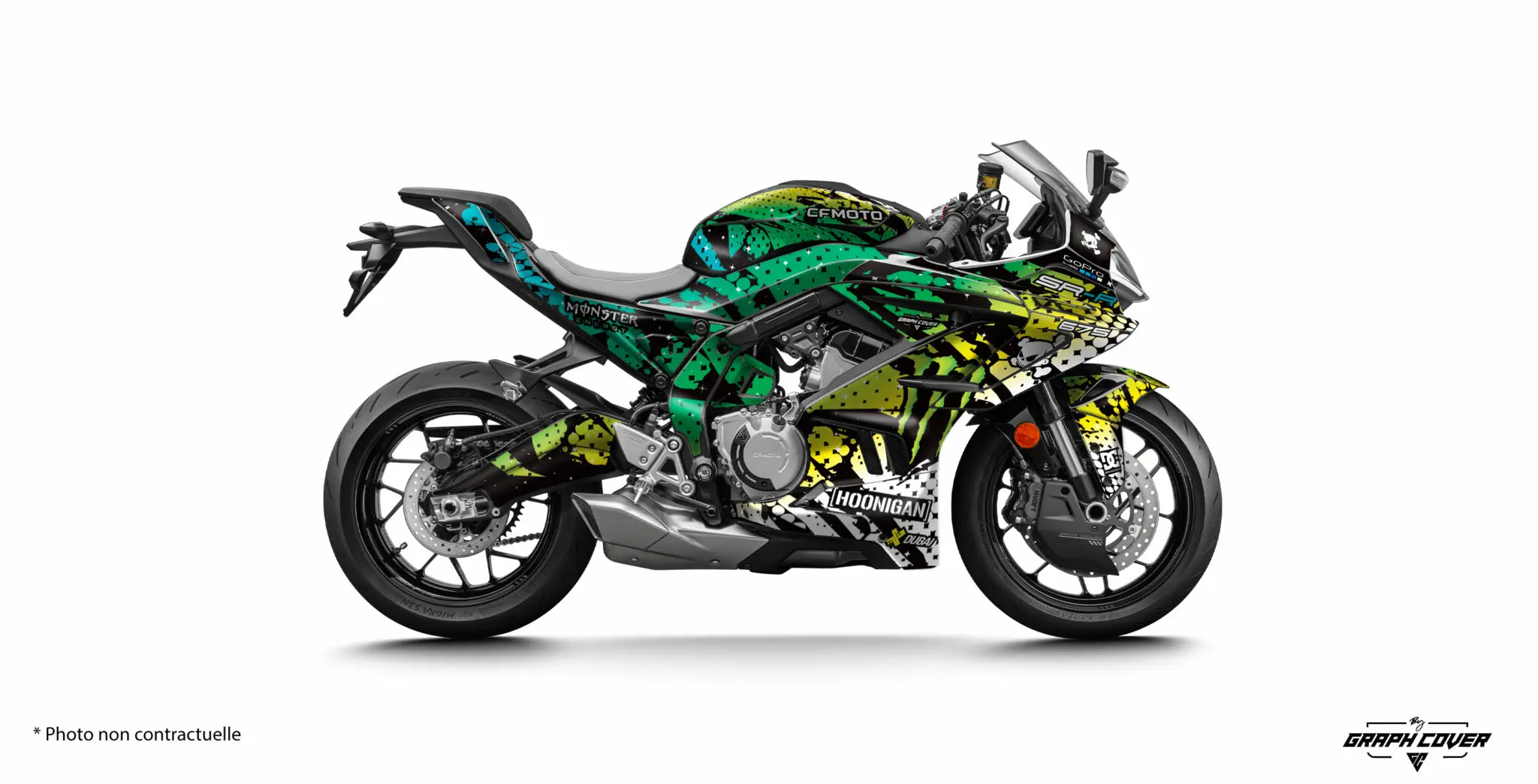 CF MOTO 675 SR-R KLOCK Zelená