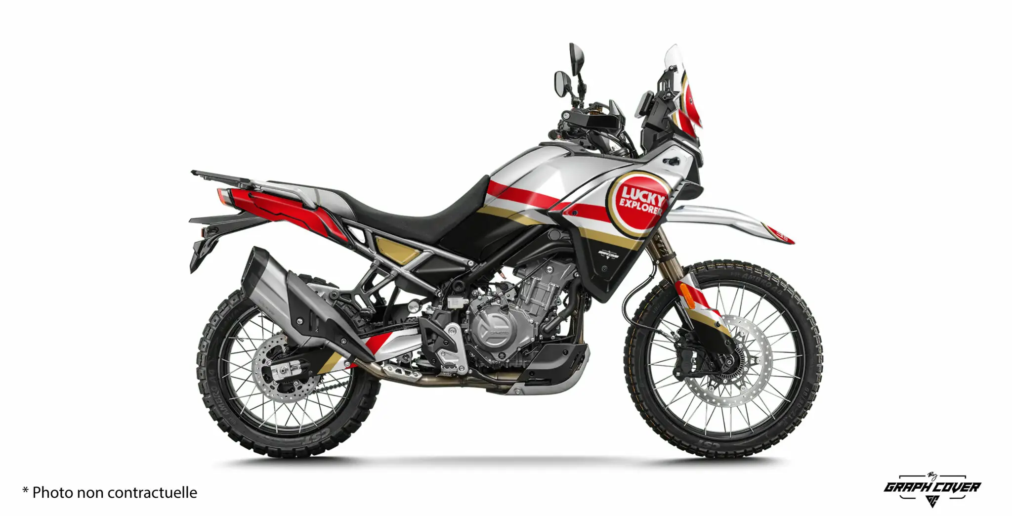 CF MOTO 450MT LUCKY Bílá