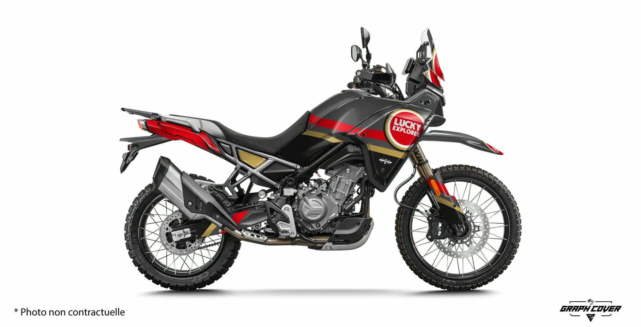 CF MOTO 450MT LUCKY Šedá