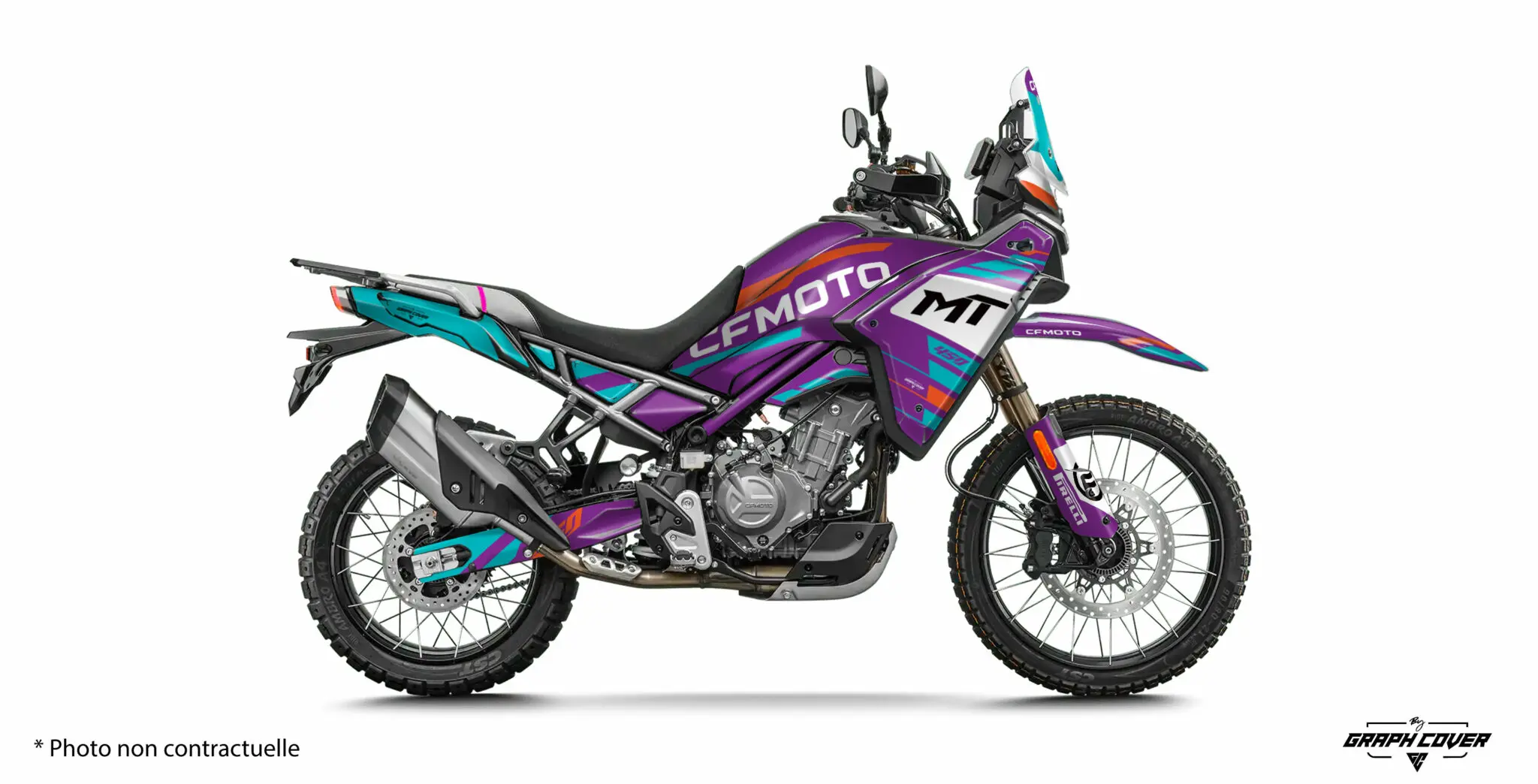 CF MOTO 450MT RECA Fialová