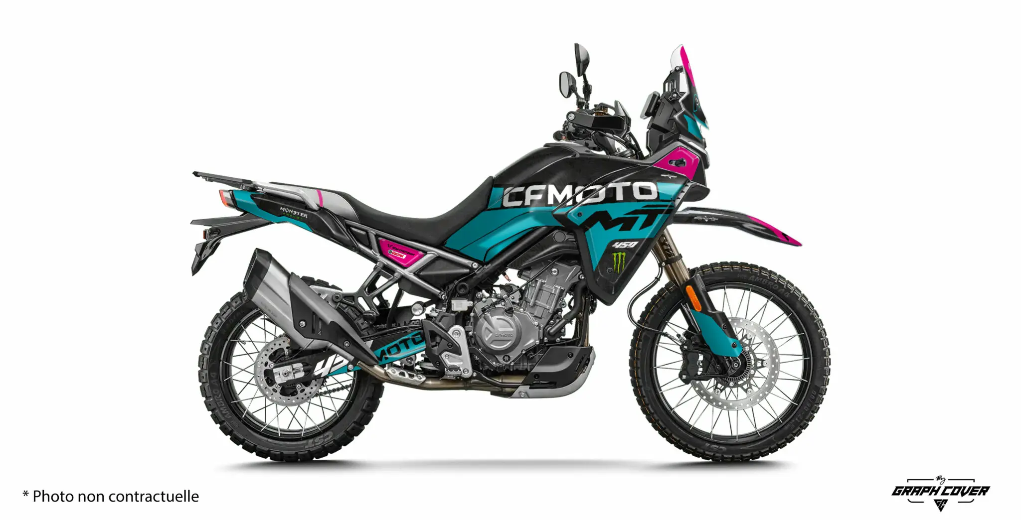 CF MOTO 450MT JAKARTA Modrá