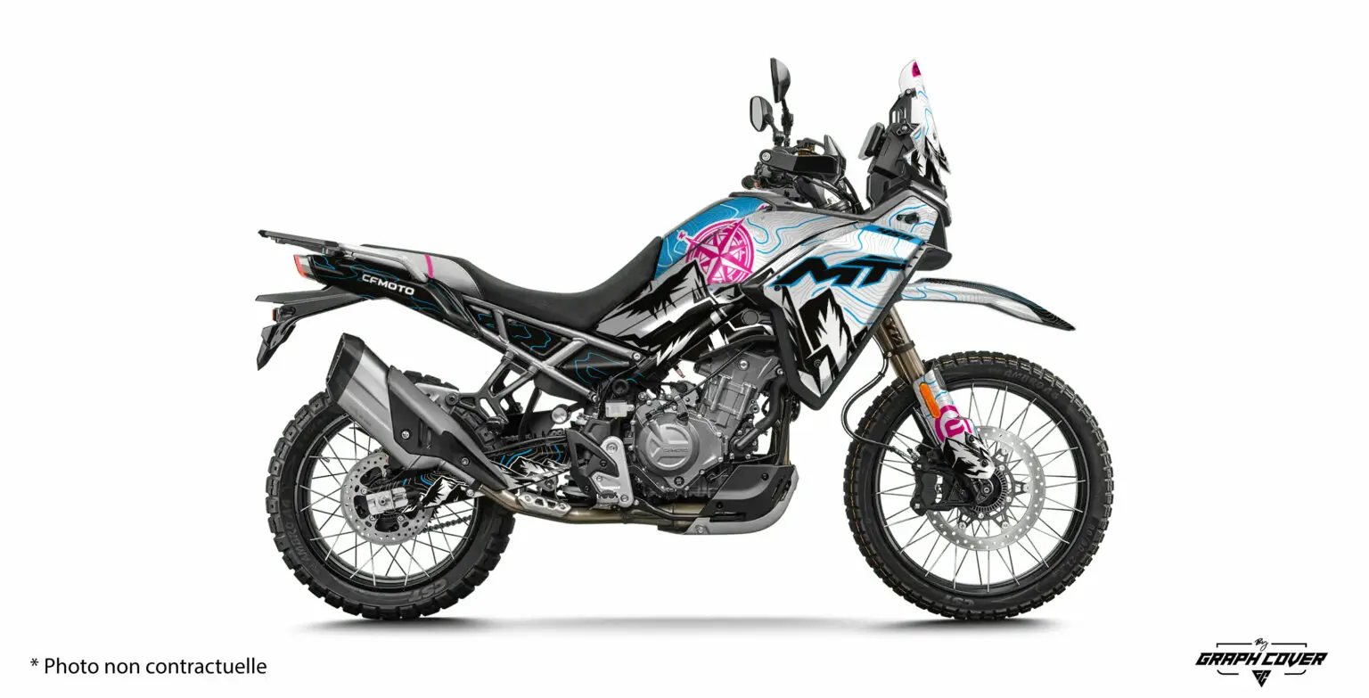 CF MOTO 450MT TRAVEL Modrá
