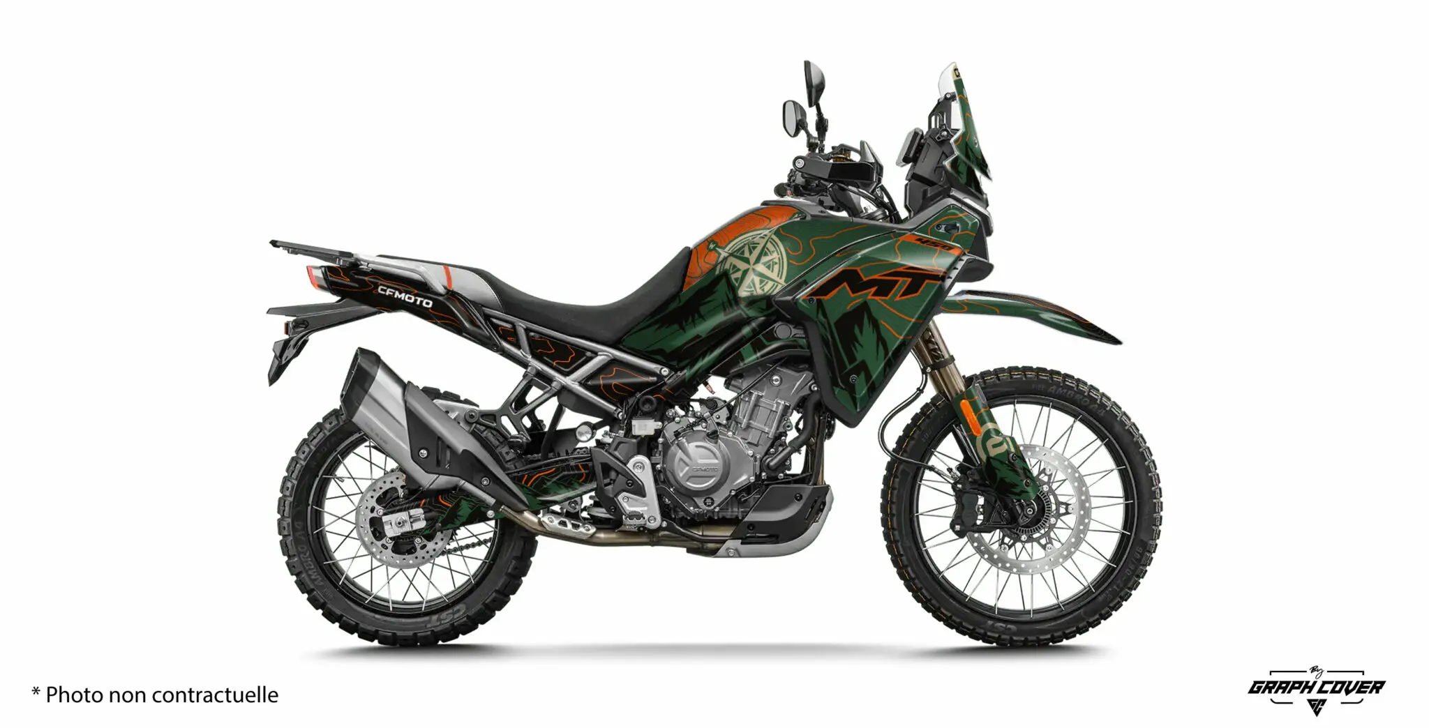 CF MOTO 450MT TRAVEL Zelená