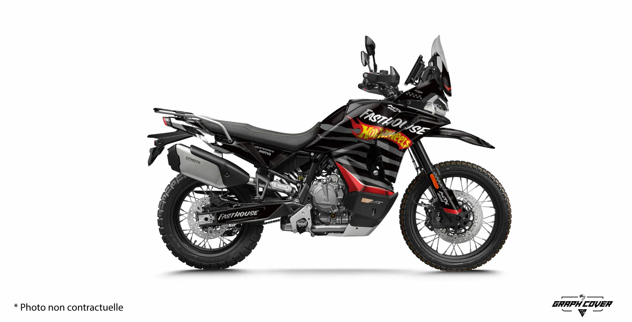 CF MOTO 800MTX FASTWHEELS Černá