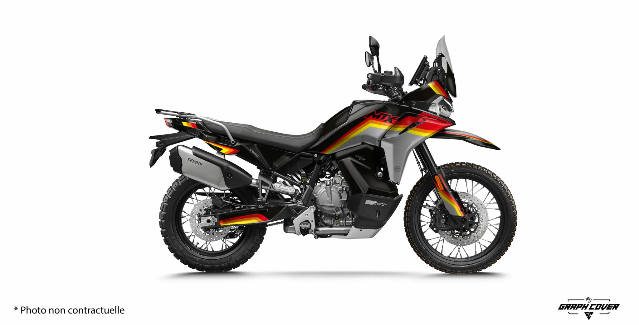 CF MOTO 800MTX HERITAGE Červená