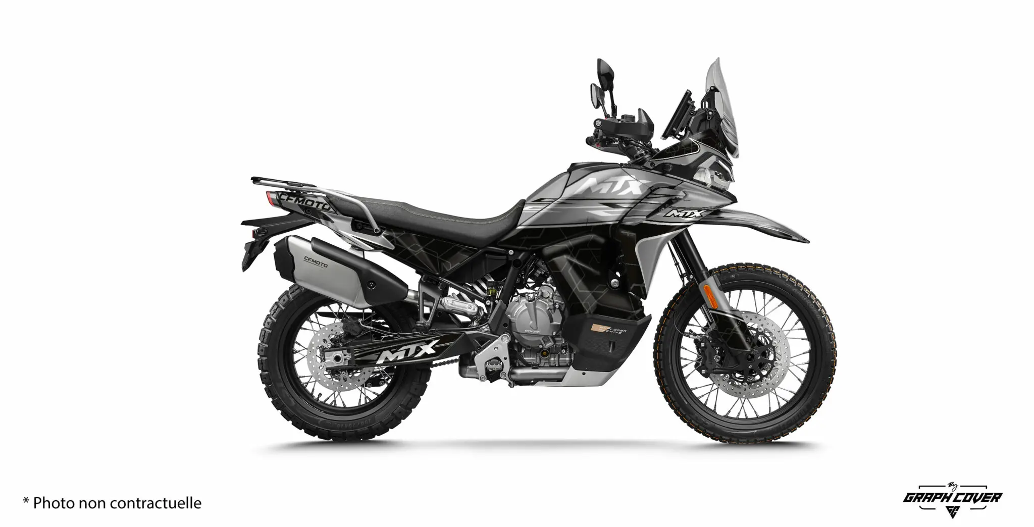 CF MOTO 800MTX CLIMAX Šedá