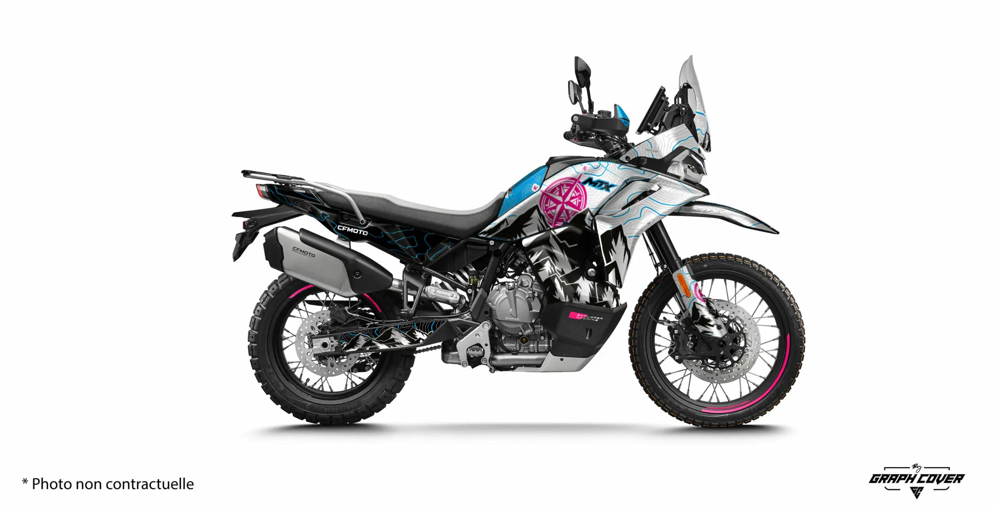 CF MOTO 800MTX TRAVEL Bílá