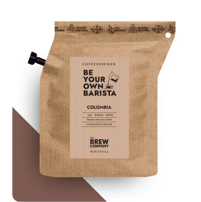 Colombia, certifikovaná organická Fairtrade káva The Brew Company