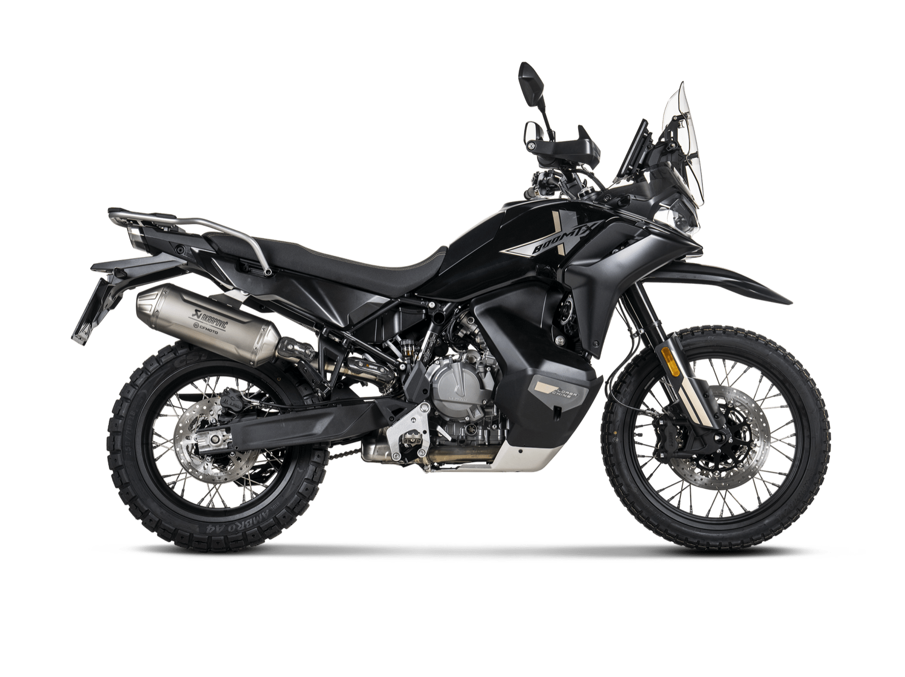 800MT‑X Výfuk CFMOTO Akrapovič Slip‑On