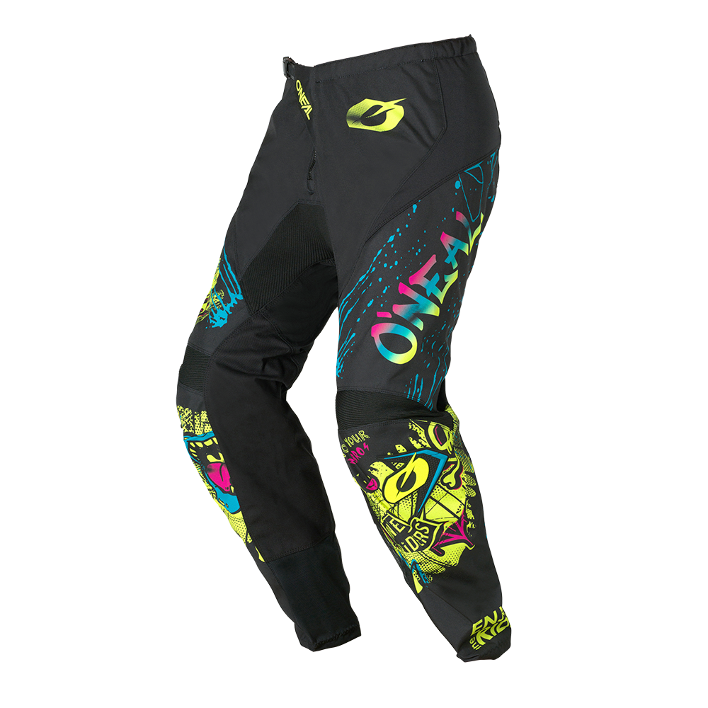 O'Neal ELEMENT Youth Pants RANCID black/neon yellow