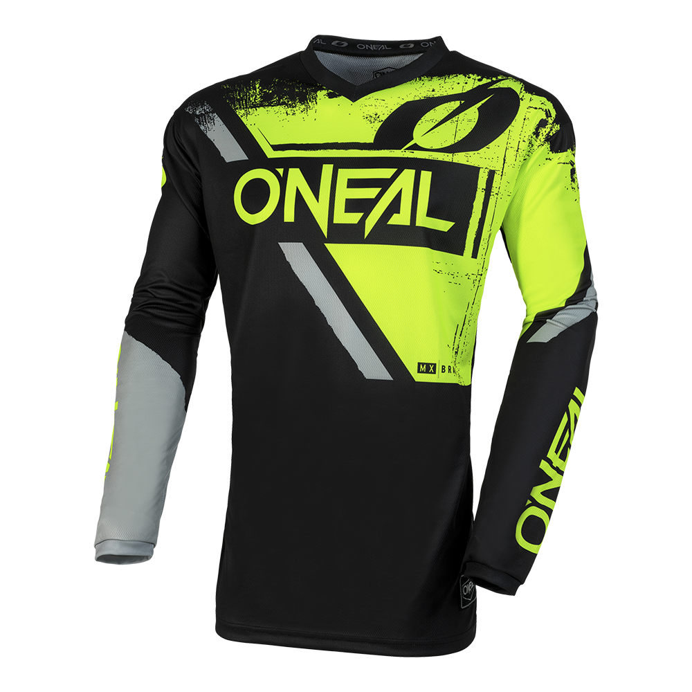 O'Neal ELEMENT Jersey SHOCKER cerná/neonove žlutá