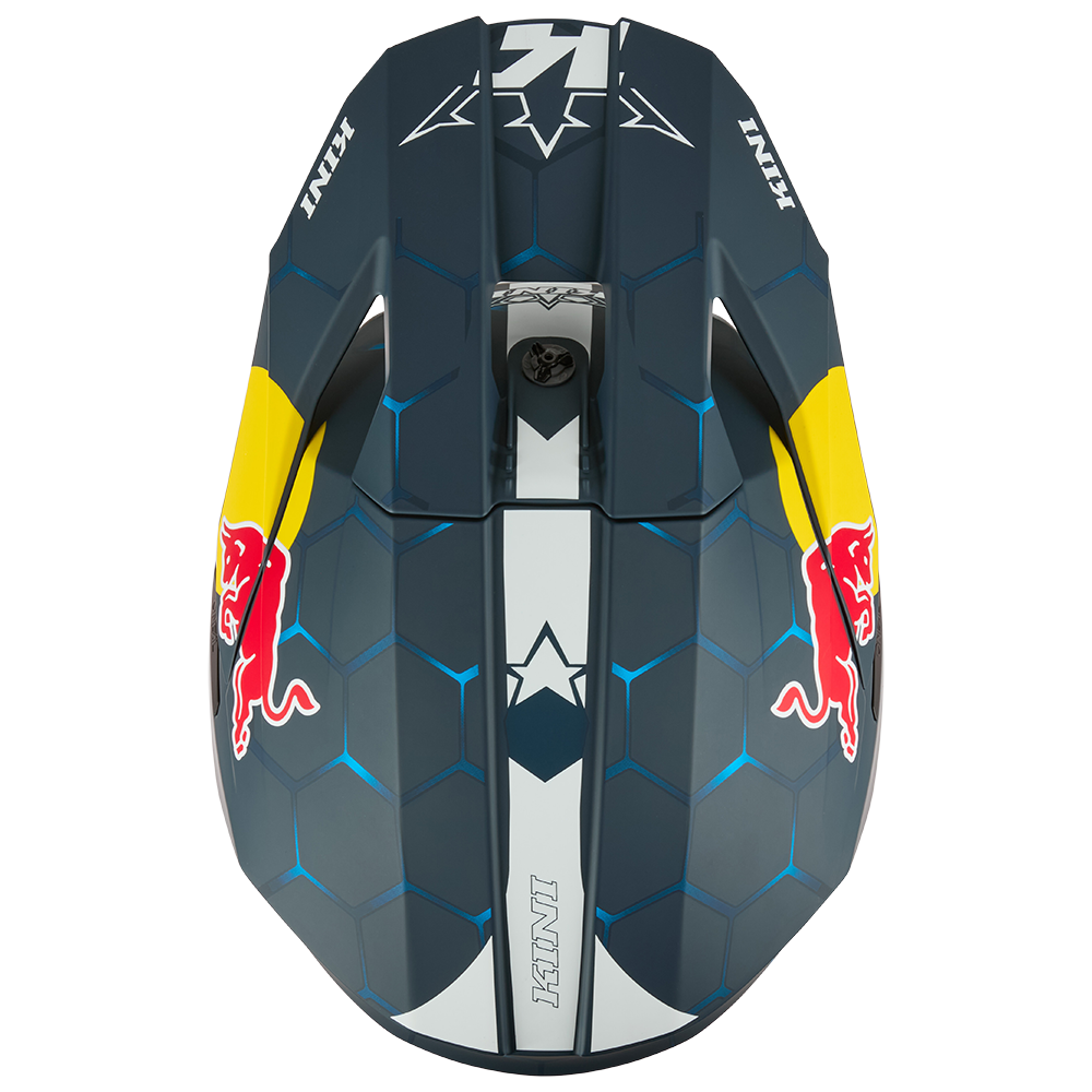 Kini Red Bull Přilba pro mládež MX3 Kini Red Bull 1.0 modrá/bílá