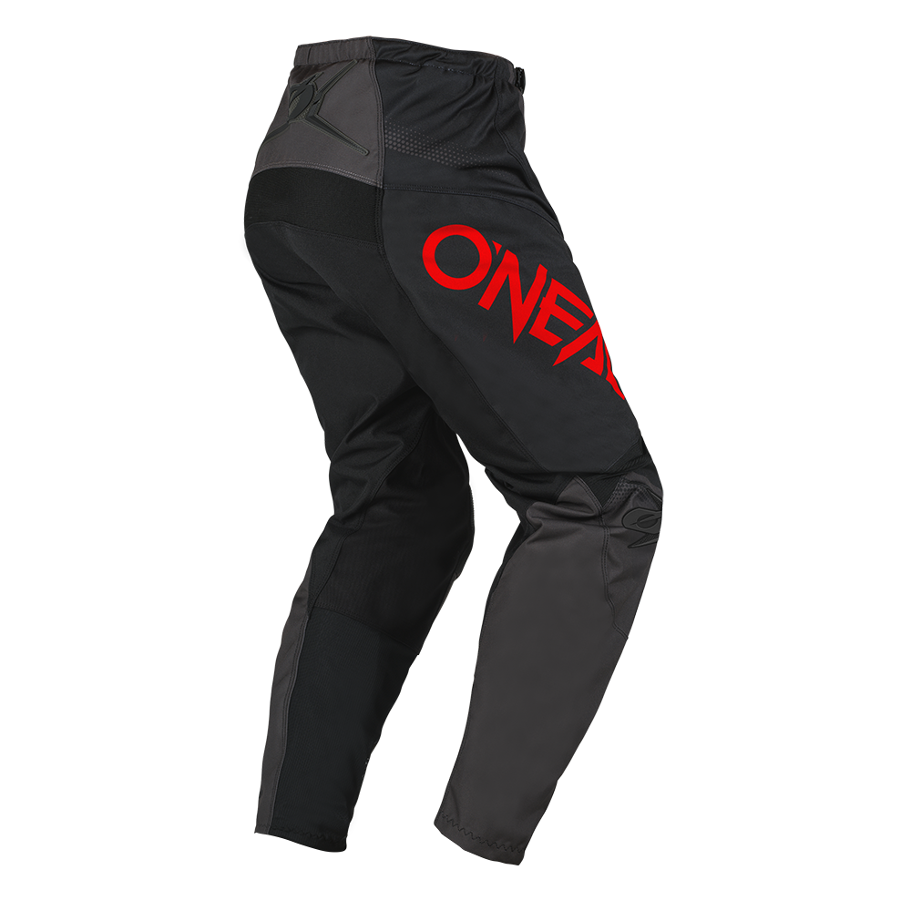 O'Neal ELEMENT Youth Kalhoty RACEWEAR cerná/šedá/cervená