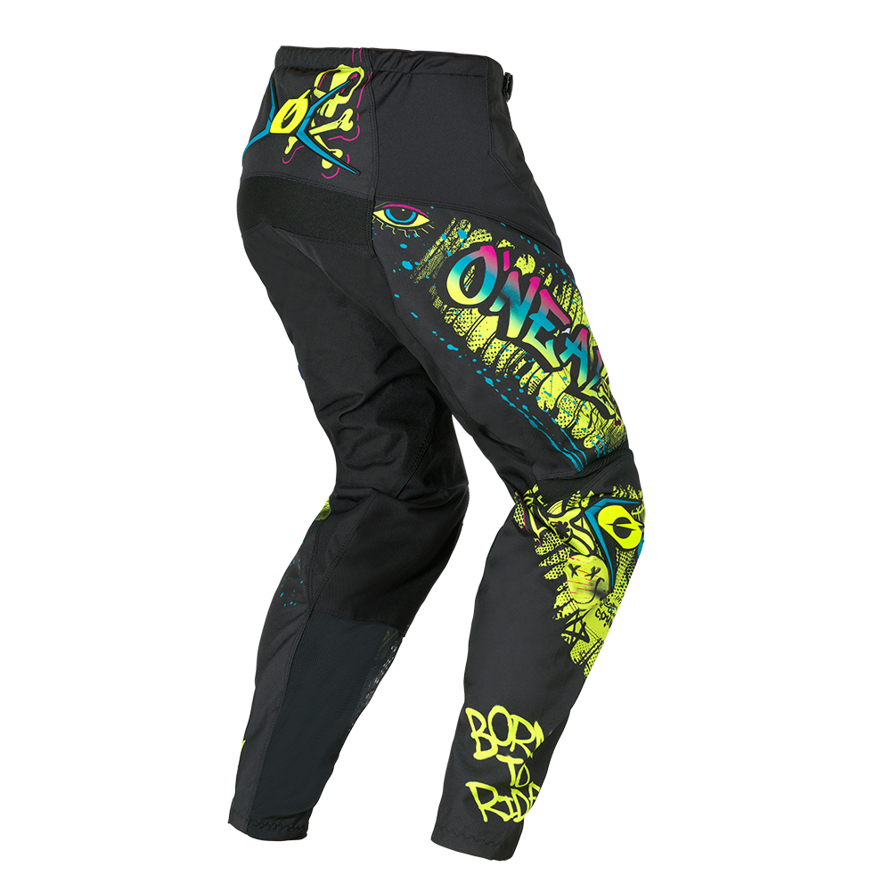 O'Neal ELEMENT Youth Pants RANCID black/neon yellow