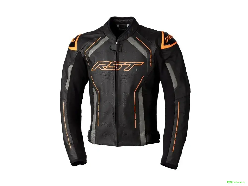 Pánská kožená moto bunda RST S1 CE (sportovní)