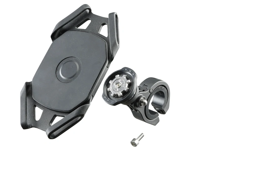 Univerzální držák Cellularline Bike Holder PRO pro mobilní telefony k upevnění na řídítka, černý
