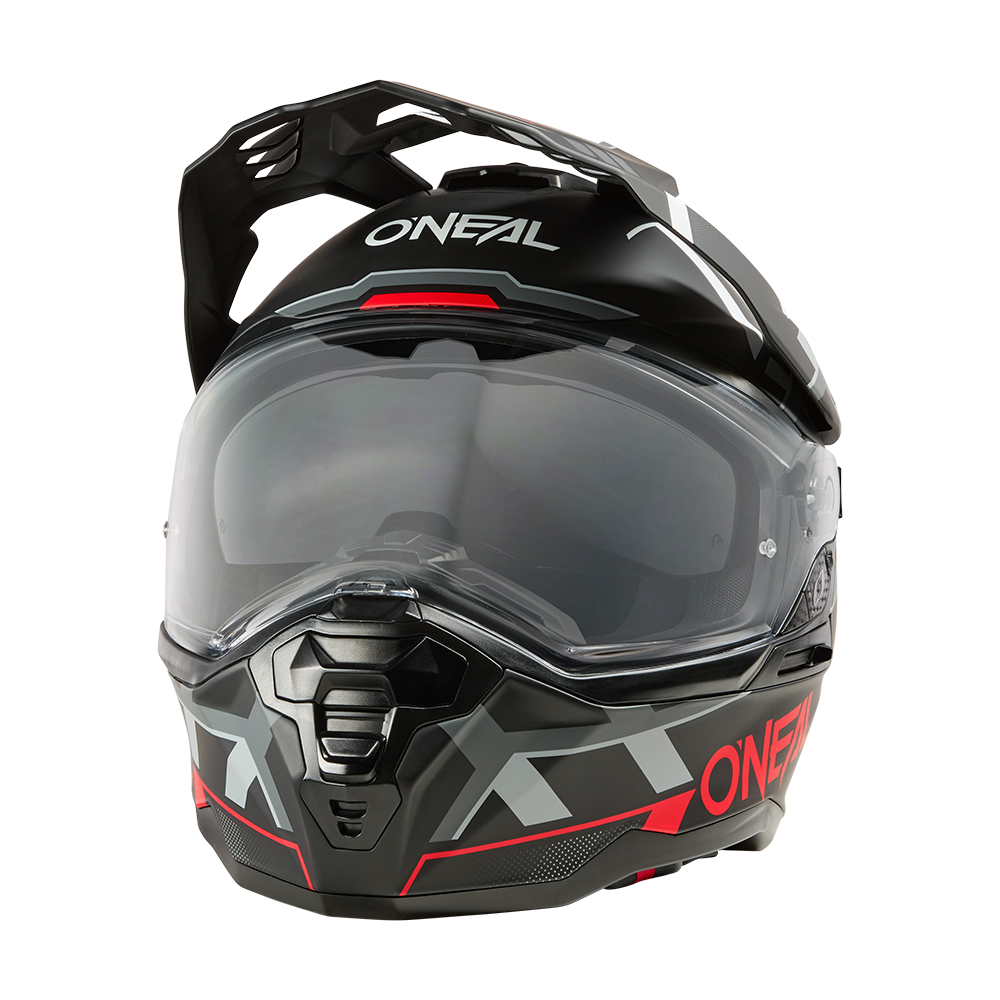 O'Neal D-SRS Helma SQUARE cerná/cervená/šedá