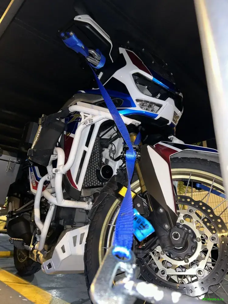 DCX MOTO kurta s ráčnou 25S-DCX-KHF s karabinami a okem 3,5m