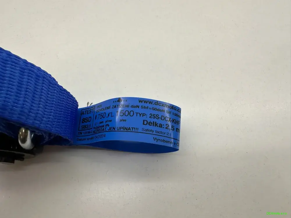 DCX MOTO kurta s ráčnou 25S-DCX-KHF s karabinami a okem